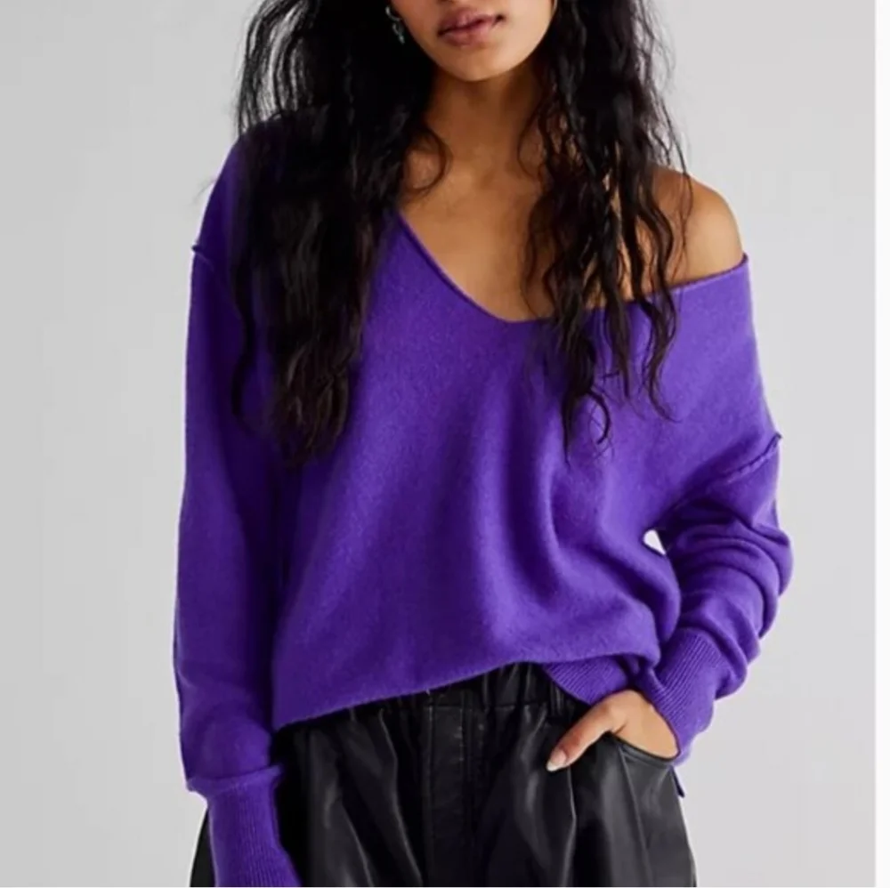 Free People Harmony Cashmere Sweater - Picture 1 of 12